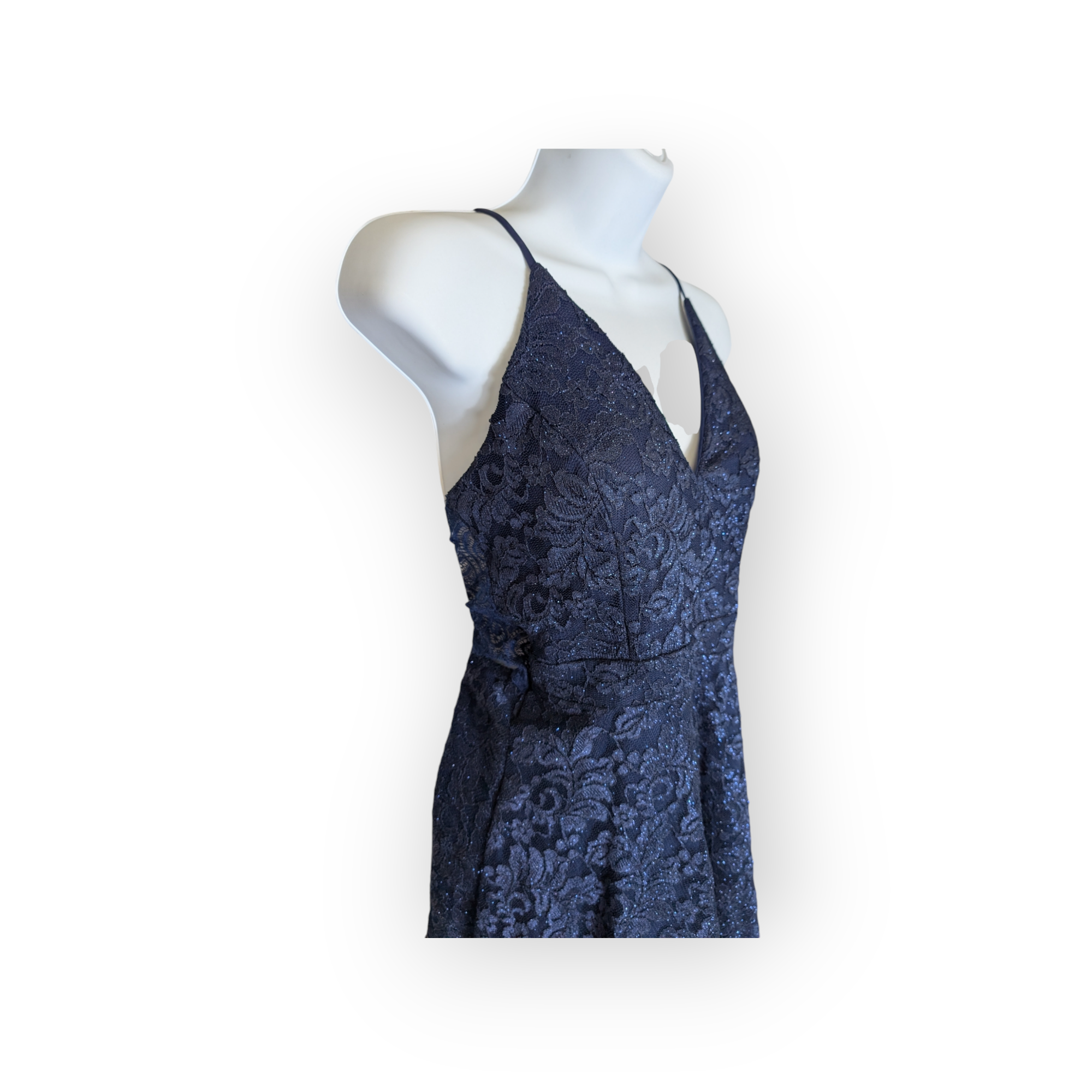 Le chateau navy dress top